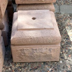 BASE DE PIEDRA DE PELENQUE PARA COBERTIZO O PILARES